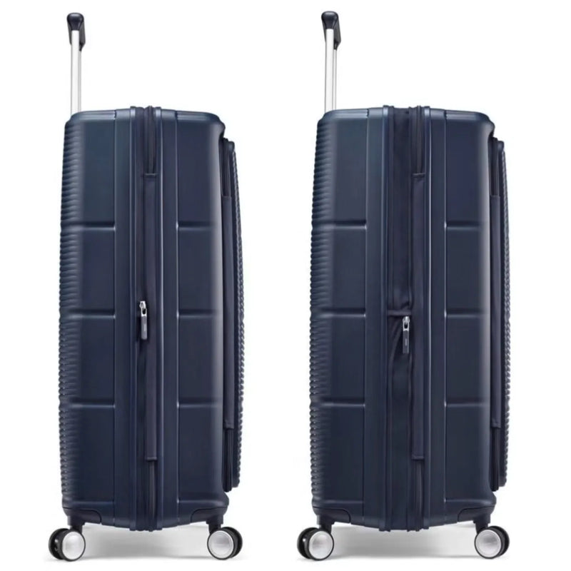 Samsonite Paralux 81 cm Expandable Front Opening Suitcase - Midnight Navy