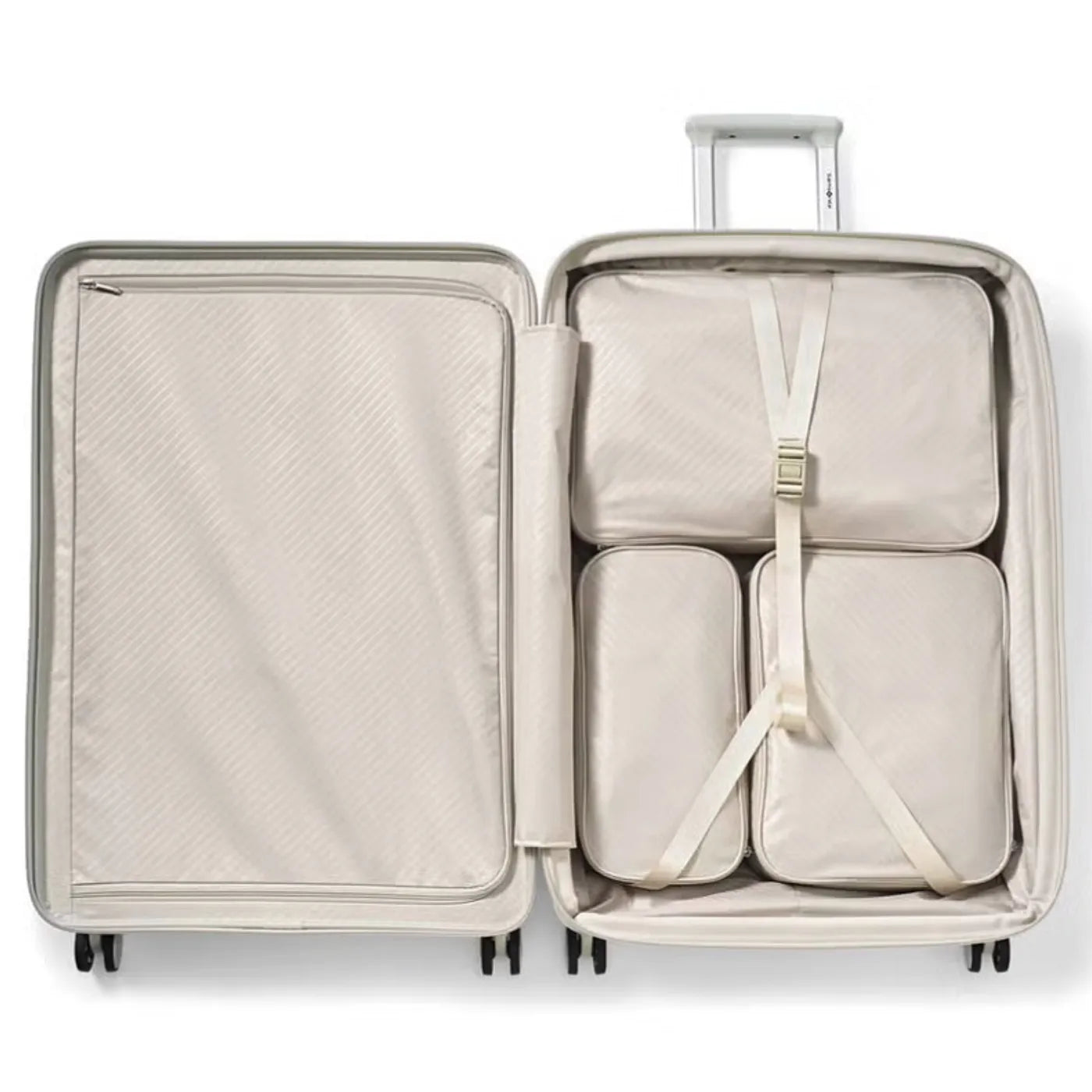 Samsonite Paralux 81 cm Expandable Front Opening Suitcase - Stone Grey