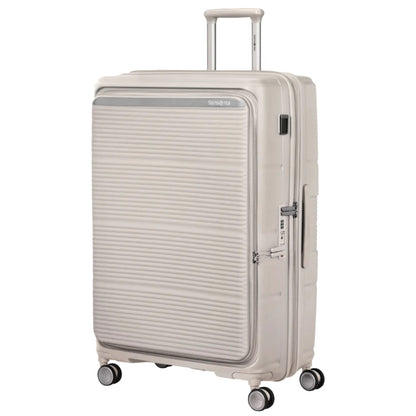 Samsonite Paralux 81 cm Expandable Front Opening Suitcase - Stone Grey