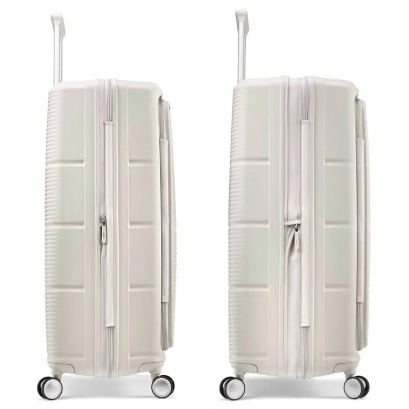 Samsonite Paralux 81 cm Expandable Front Opening Suitcase - Stone Grey