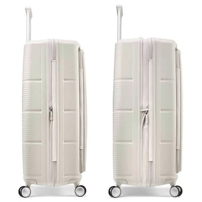 Samsonite Paralux 81 cm Expandable Front Opening Suitcase - Stone Grey