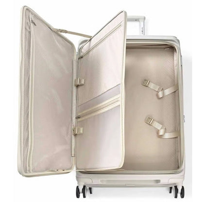 Samsonite Paralux 81 cm Expandable Front Opening Suitcase - Stone Grey
