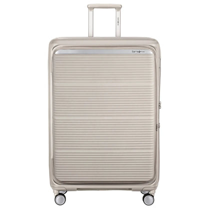 Samsonite Paralux 81 cm Expandable Front Opening Suitcase - Stone Grey