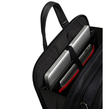15.6" laptop compartment and tablet pocket