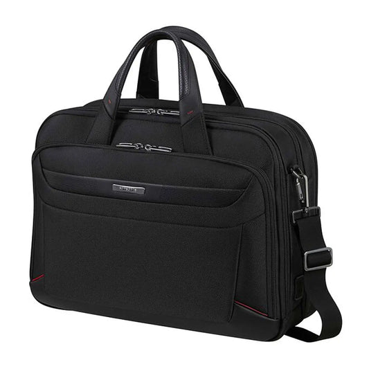 Samsonite PRO-DLX 6 - 15.6" Laptop Expandable Bailhandle Bag - Black