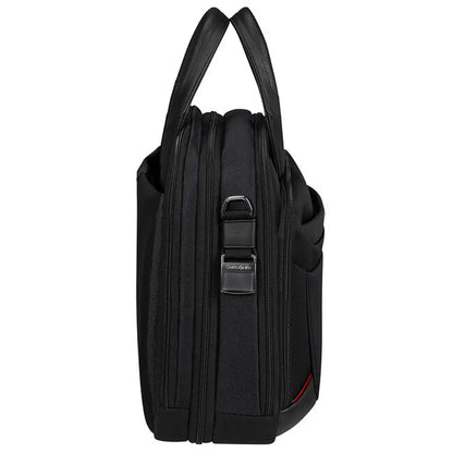 Samsonite PRO-DLX 6 - 15.6" Laptop Expandable Bailhandle Bag - Black
