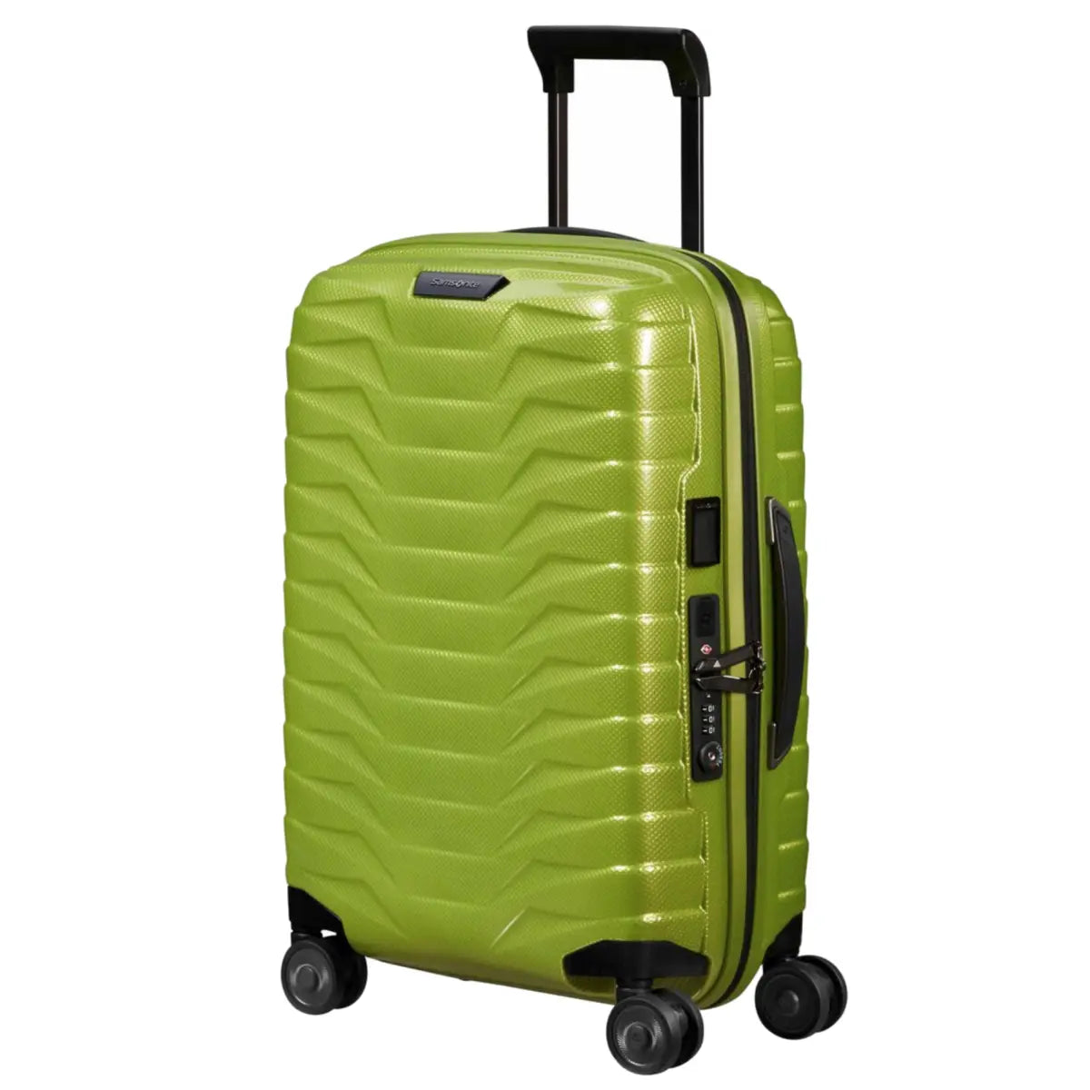 Samsonite Proxis 55cm Expandable 4 Wheel Cabin Spinner Suitcase - Lime