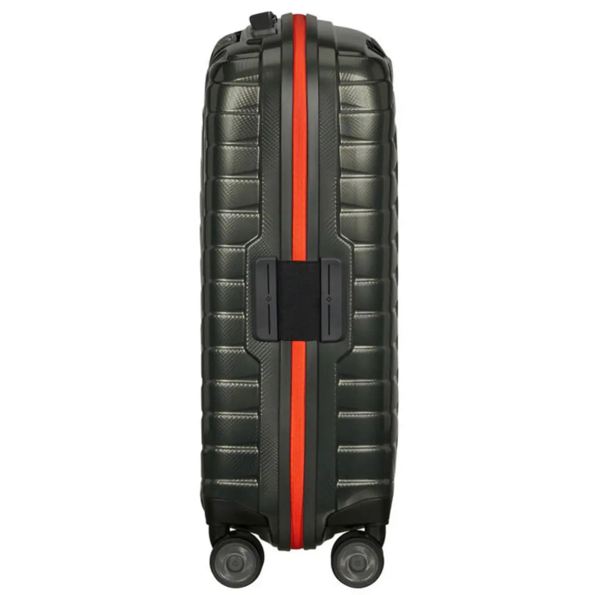 Samsonite Proxis 55cm Expandable 4 Wheel Carry on Suitcase Dark Green / Orange