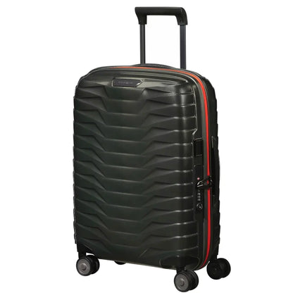 Samsonite Proxis 55cm Expandable 4 Wheel Carry-on Suitcase - Green / Orange
