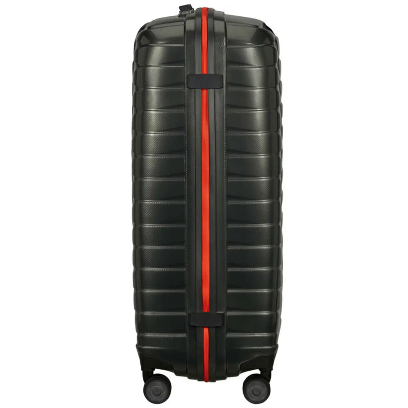 Samsonite Proxis 75cm 4 Wheel Spinner Suitcase Dark Green / Orange