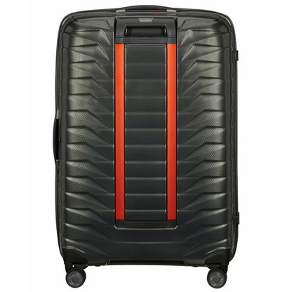 Samsonite Proxis 75cm 4 Wheel Spinner Suitcase Dark Green / Orange