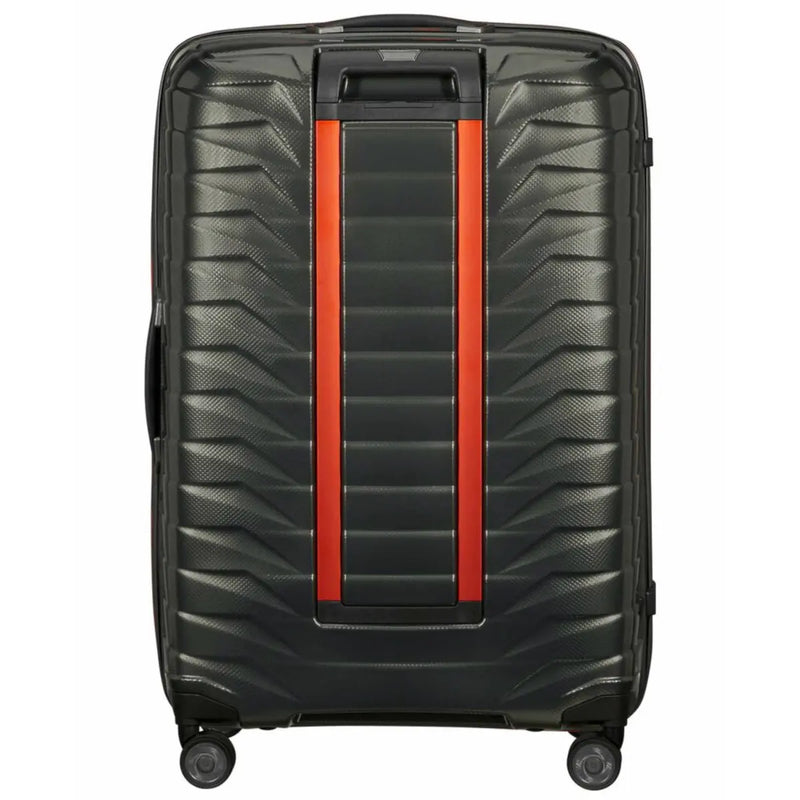 Samsonite Proxis 75cm 4 Wheel Spinner Suitcase Dark Green / Orange