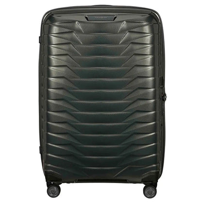 Samsonite Proxis 75cm 4 Wheel Spinner Suitcase Dark Green / Orange