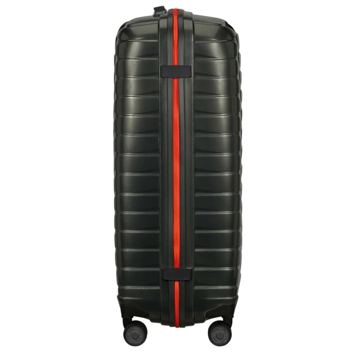 Samsonite Proxis 81 cm 4 Wheel Spinner Suitcase Dark Green / Orange