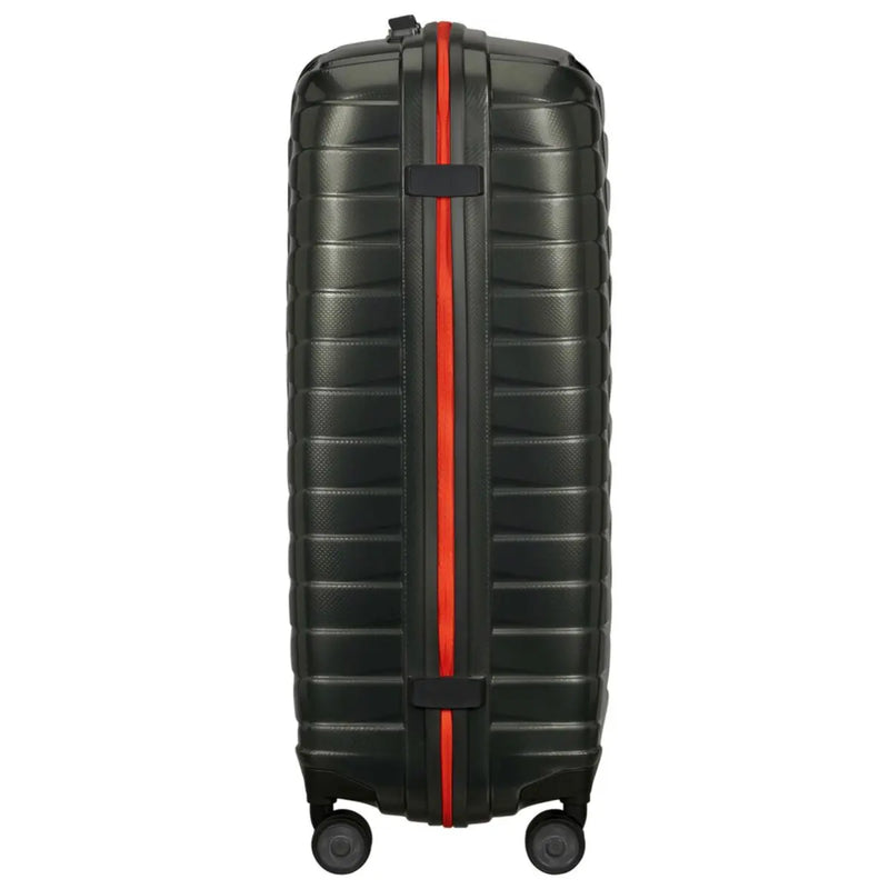 Samsonite Proxis 81 cm 4 Wheel Spinner Suitcase Dark Green / Orange