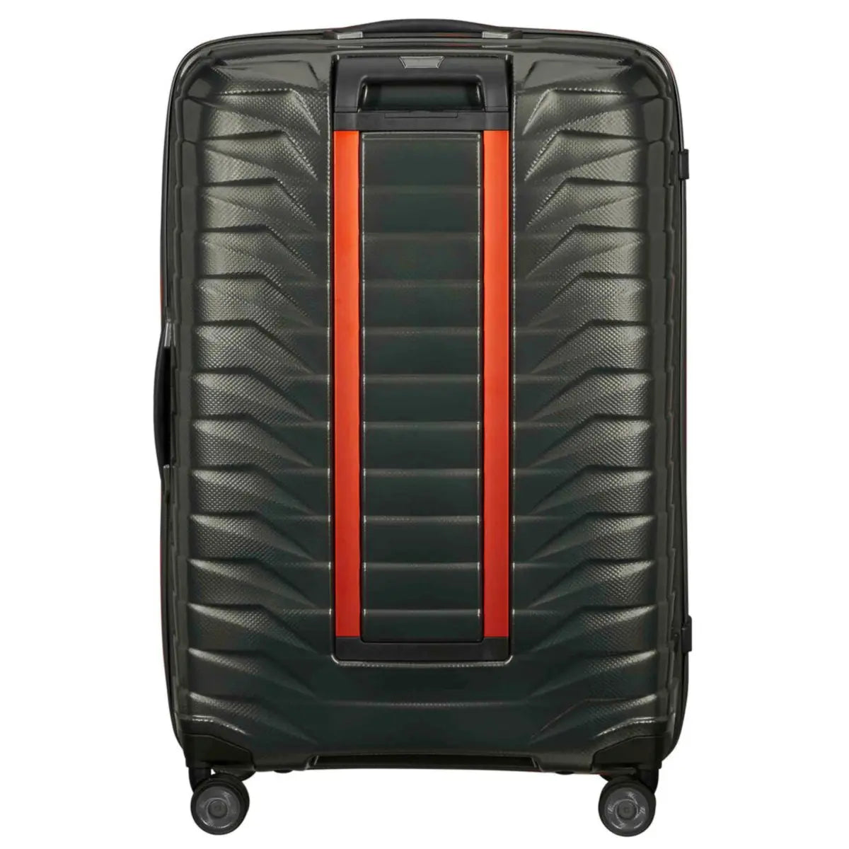 Samsonite Proxis 81 cm 4 Wheel Spinner Suitcase Dark Green / Orange