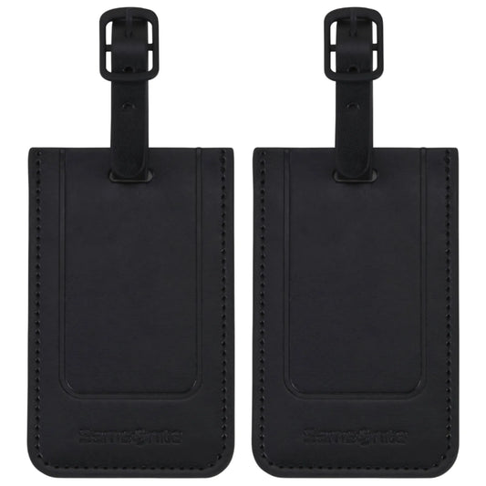 Samsonite Rectangle Luggage Tag (2 Pack) - Black