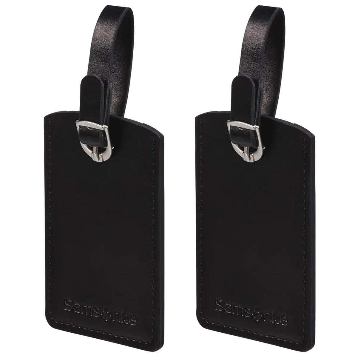 Samsonite Rectangle Luggage Tag (2 Pack) - Black
