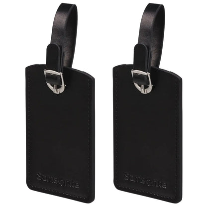 Samsonite Rectangle Luggage Tag (2 Pack) - Black