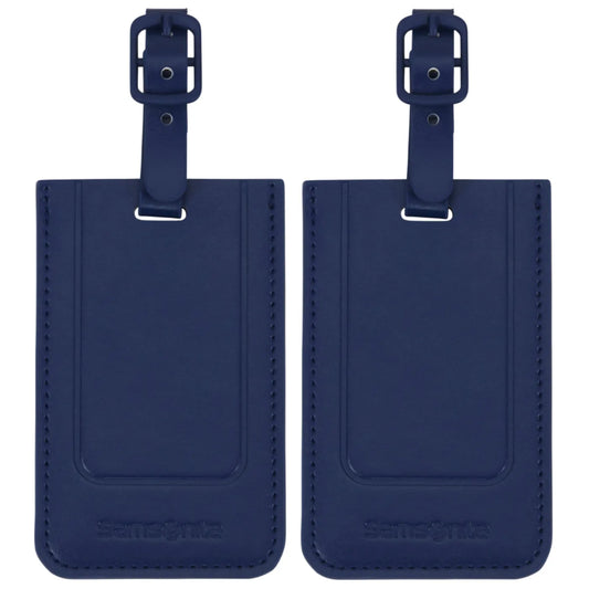 Samsonite Rectangle Luggage Tag (2 Pack) - Midnight Blue
