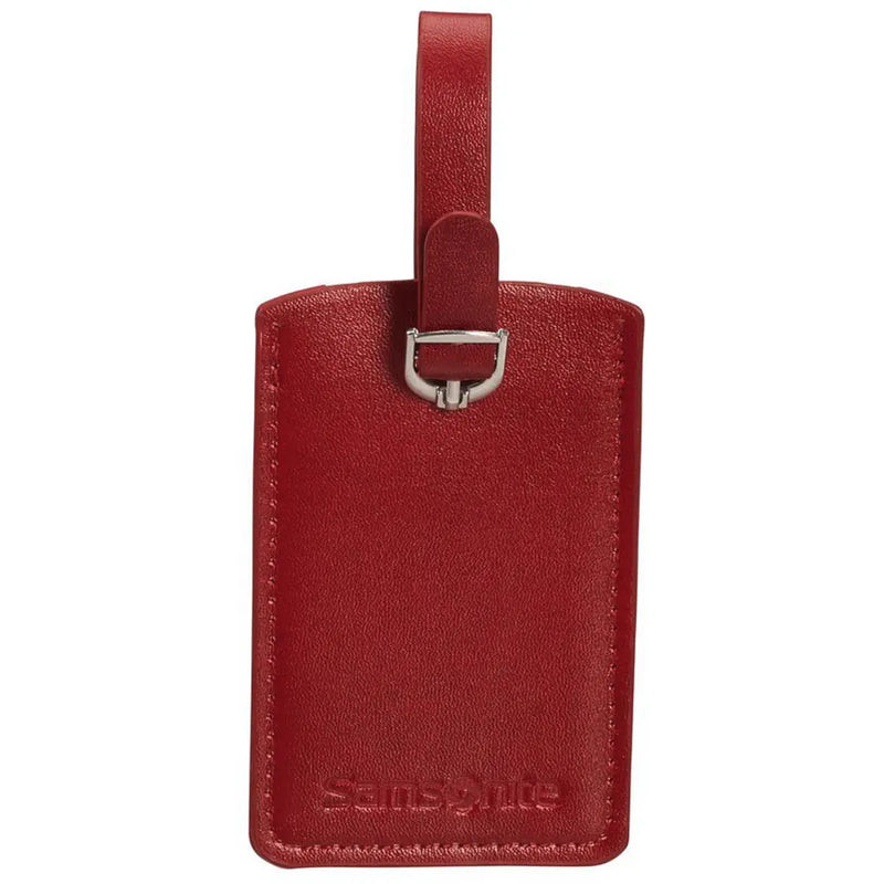 Samsonite Rectangle Luggage Tag (2 Pack) - Red