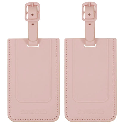 Samsonite Rectangle Luggage Tag (2 Pack) - Rose