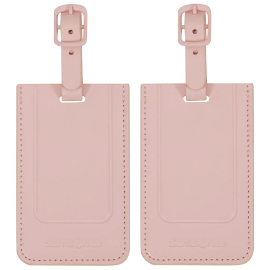 Samsonite Rectangle Luggage Tag (2 Pack) - Rose