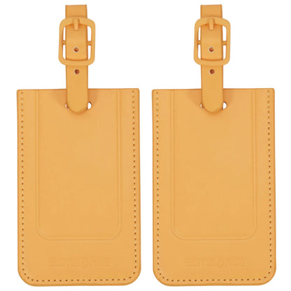 Samsonite Rectangle Luggage Tag (2 Pack) - Yellow