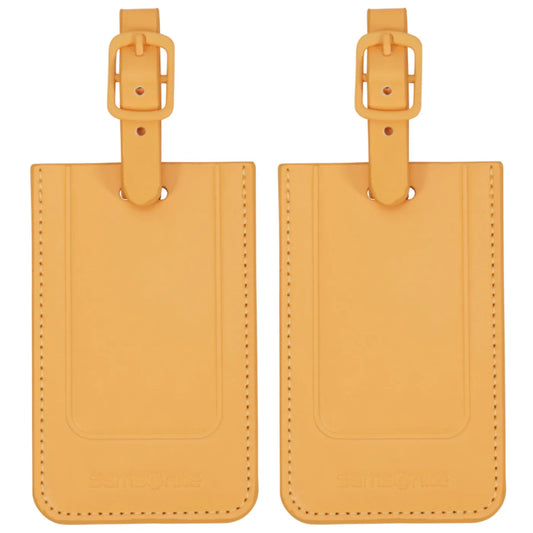 Samsonite Rectangle Luggage Tag (2 Pack) - Yellow