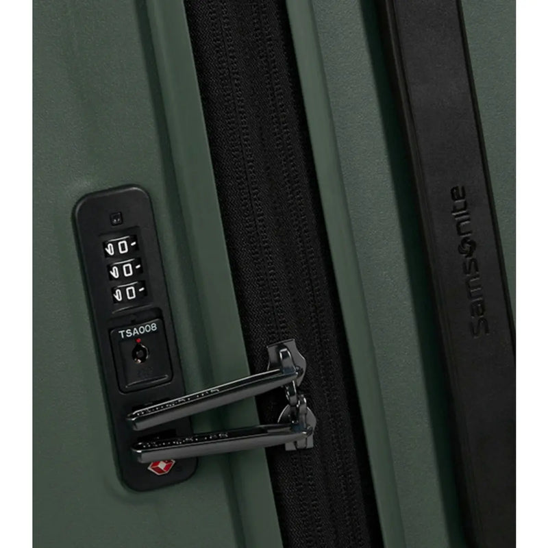 Integrated 3-digit TSA combination lock