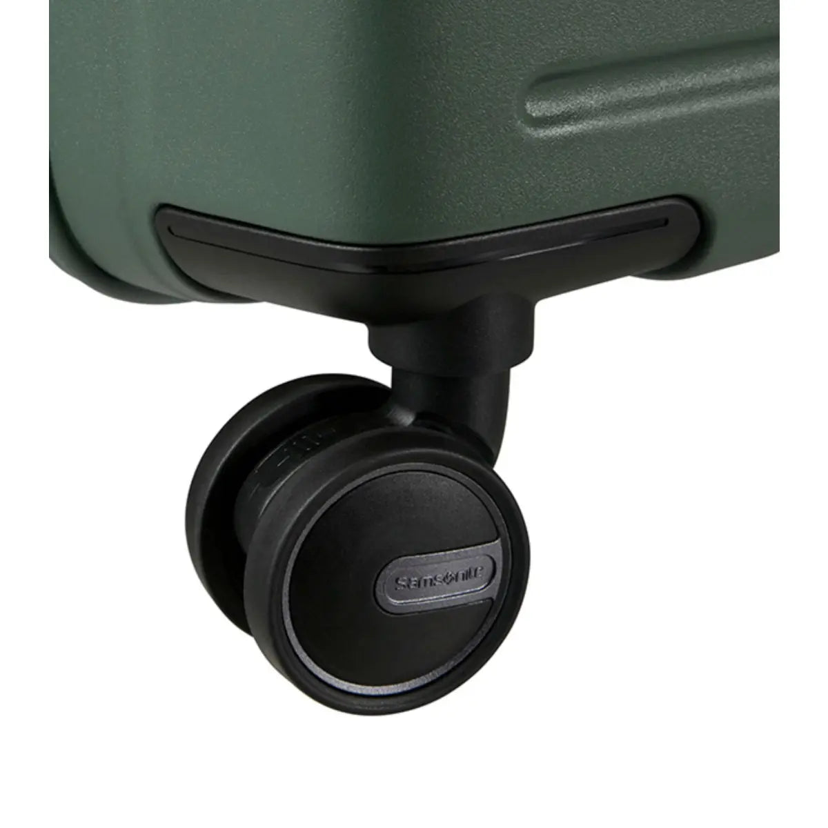 Silent shock-absorbing double suspension wheels