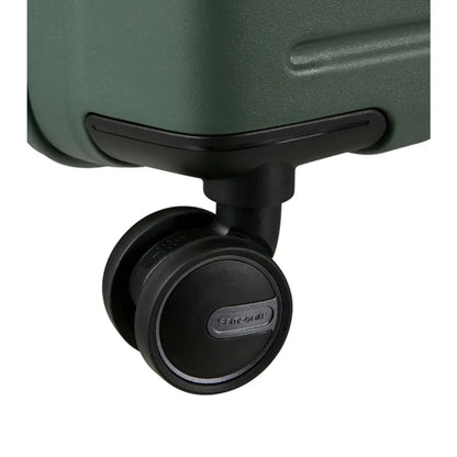 Silent shock-absorbing double suspension wheels