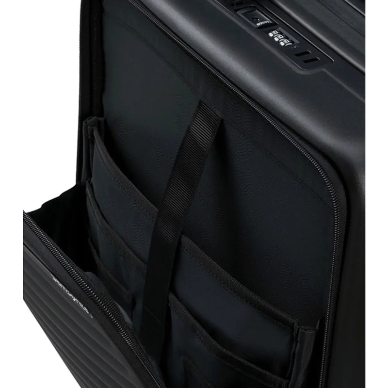 Laptop and tablet pockets in front compartment