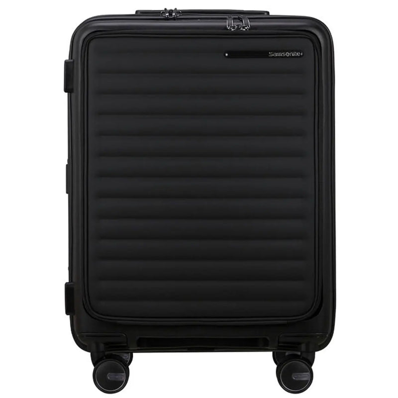 Samsonite Restackd 55 cm Expandable Easy Access Cabin Suitcase - Black