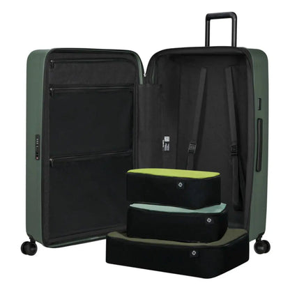 Three complimentary packing cubes