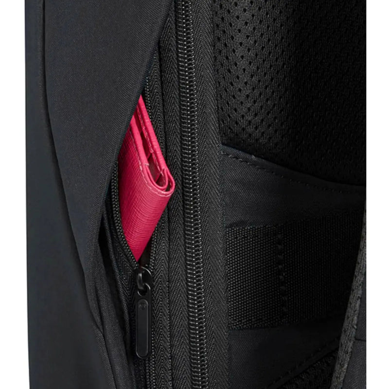 Hidden side zippered pocket