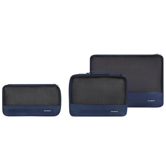 Samsonite Set of 3 Packing Cubes - Midnight Blue