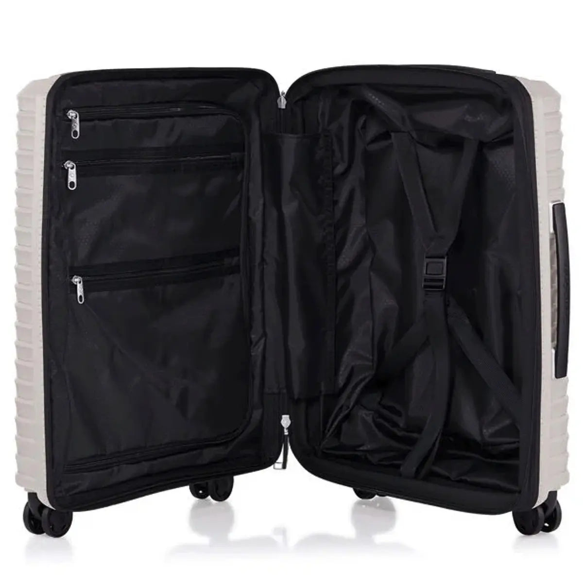 Samsonite Upscape 4-Wheel Expandable 3 Piece Suitcase Set (55 cm 75 cm and Tech Kit) - Stone Grey