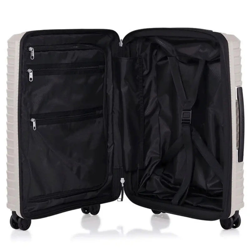 Samsonite Upscape 4-Wheel Expandable 3 Piece Suitcase Set (55 cm 75 cm and Tech Kit) - Stone Grey