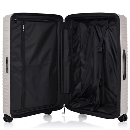 Samsonite Upscape 4-Wheel Expandable 3 Piece Suitcase Set (55 cm 75 cm and Tech Kit) - Stone Grey