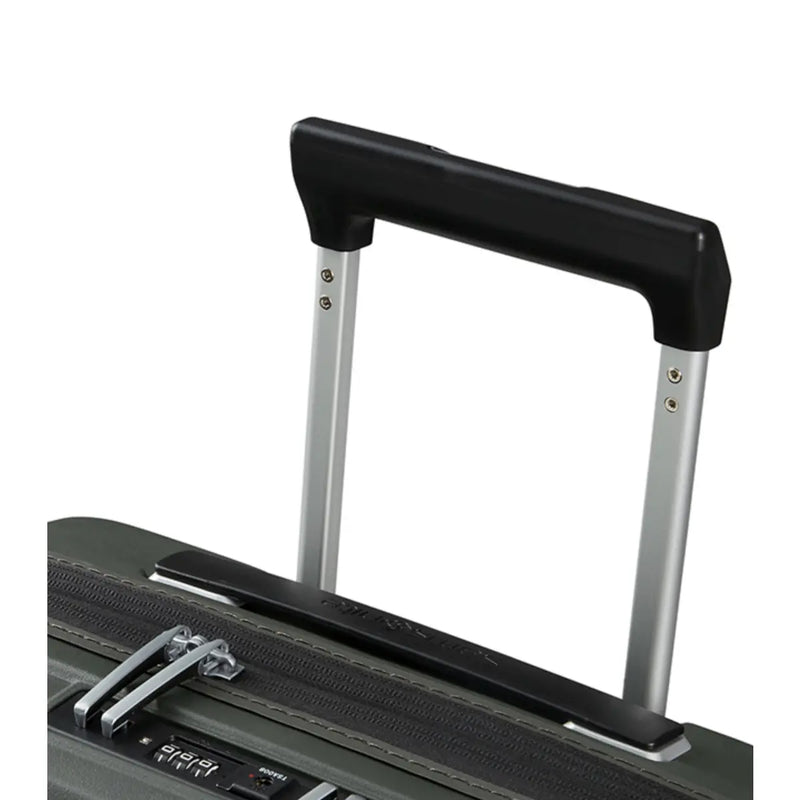 Recessed push button, double tube handle