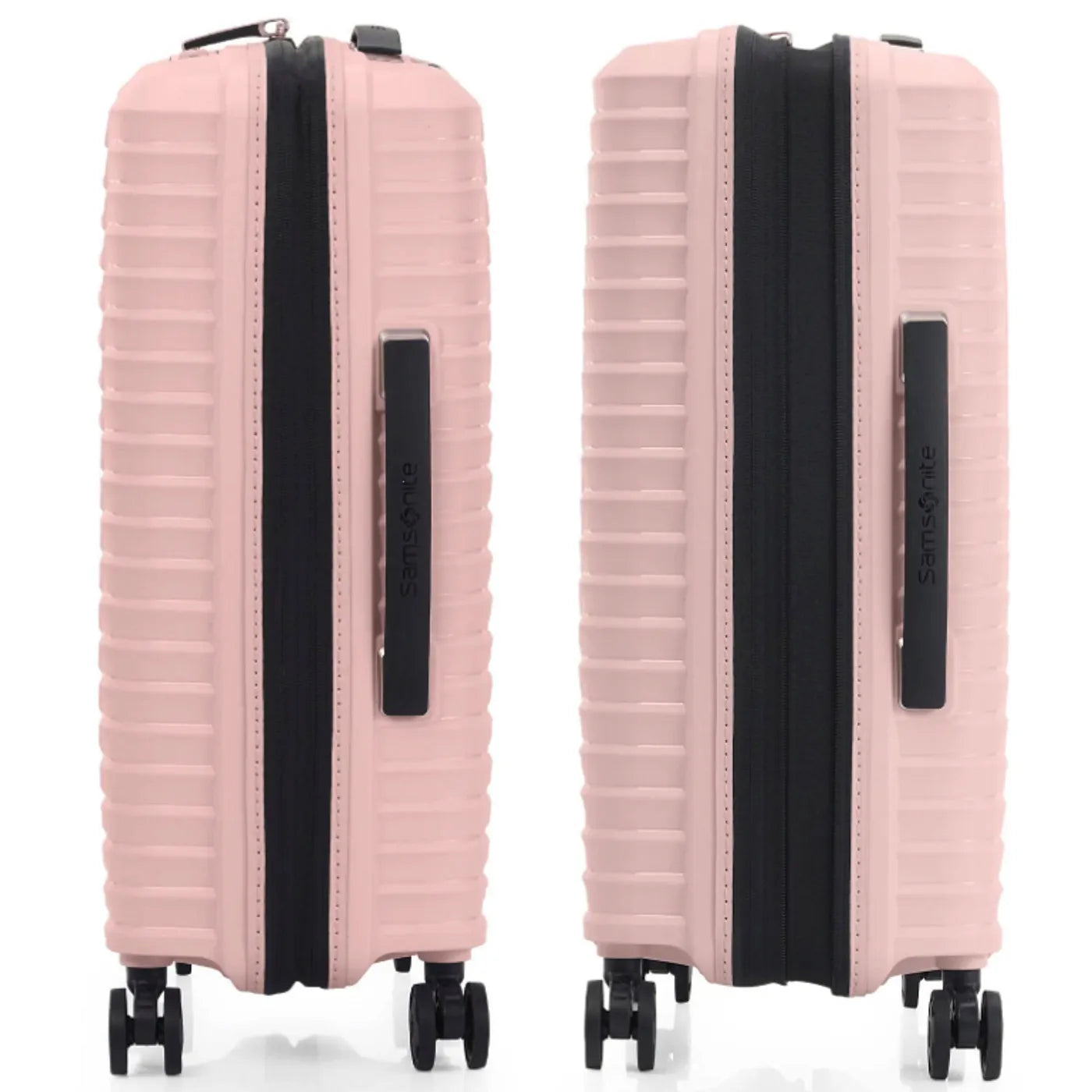 Samsonite Upscape 55cm Expandable 4 Wheel Cabin Spinner Suitcase - Rose Quartz