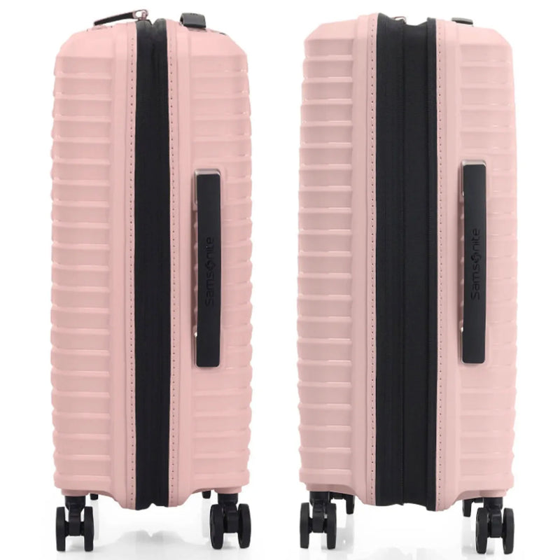 Samsonite Upscape 55cm Expandable 4 Wheel Cabin Spinner Suitcase - Rose Quartz