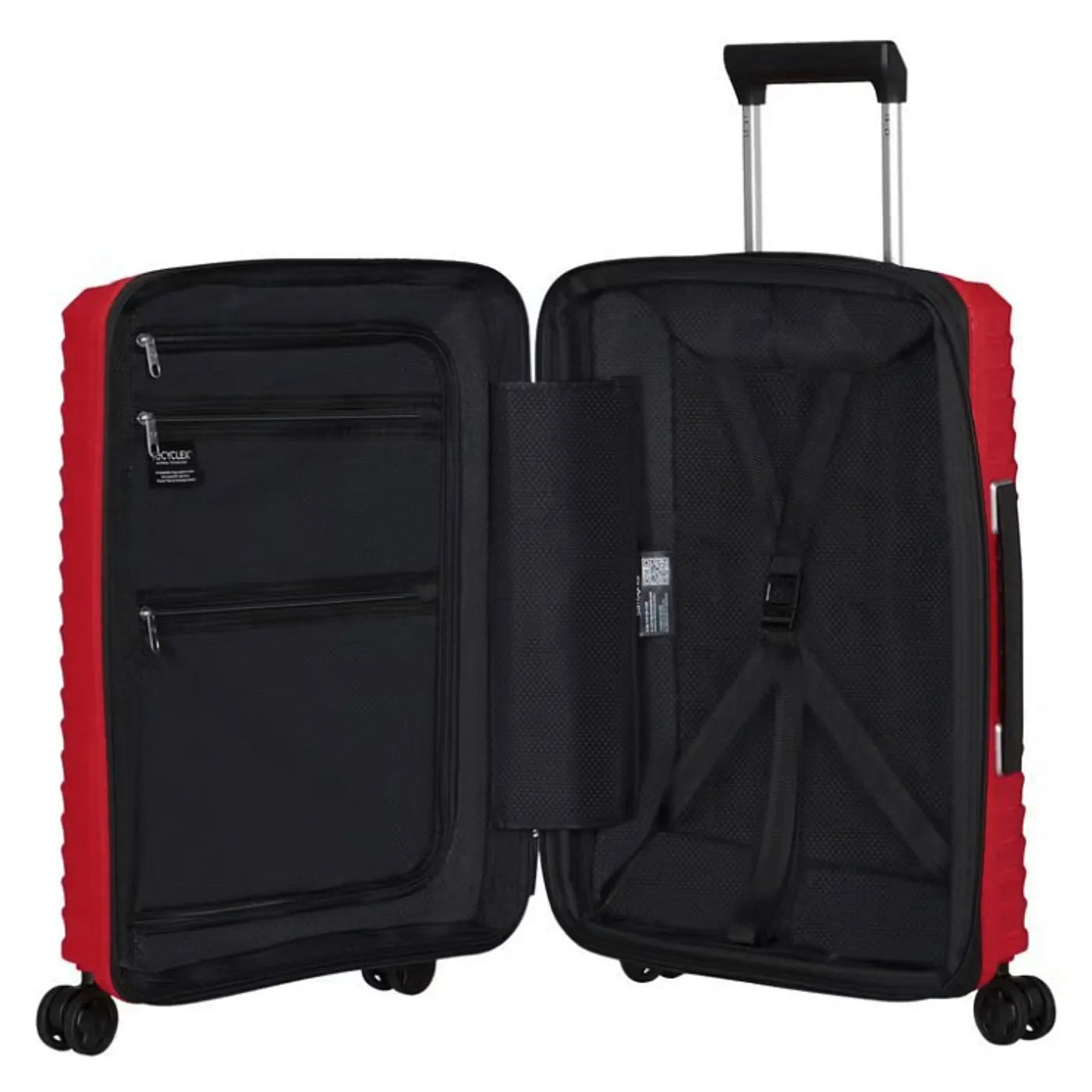 Samsonite Upscape 55cm Expandable 4 Wheel Cabin Spinner Suitcase - Ruby Red