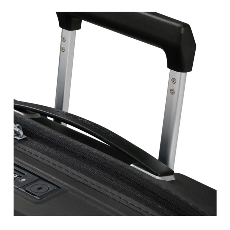 Recessed push button, double tube handle