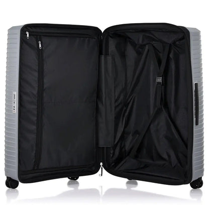 Samsonite Upscape 81 cm Expandable 4 Wheel Spinner Suitcase Platinum