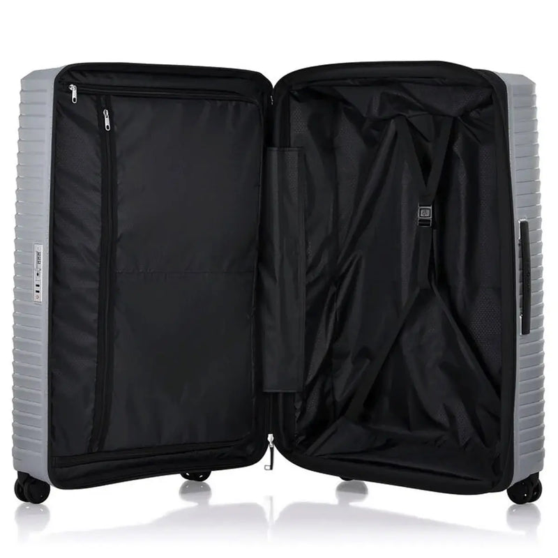 Samsonite Upscape 81 cm Expandable 4 Wheel Spinner Suitcase Platinum