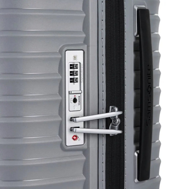 Samsonite Upscape 81 cm Expandable 4 Wheel Spinner Suitcase Platinum