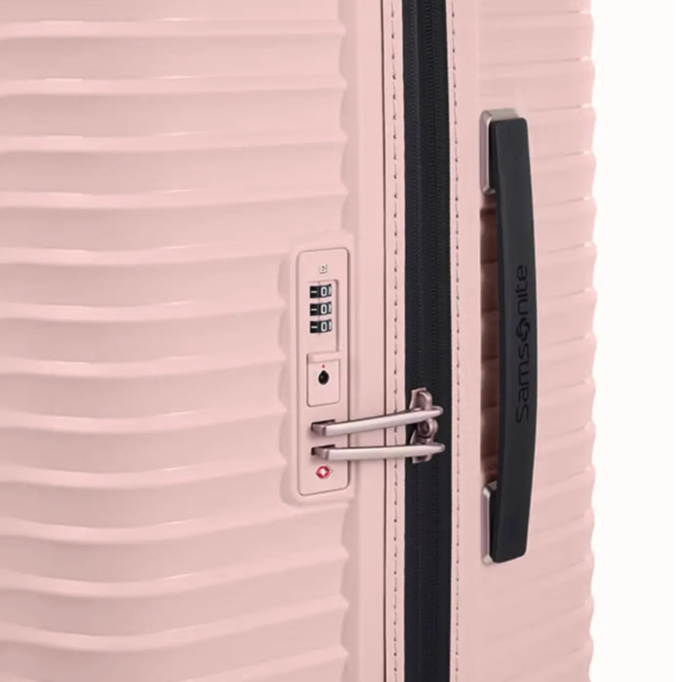 Samsonite Upscape 81 cm Expandable 4 Wheel Spinner Suitcase - Rose Quartz