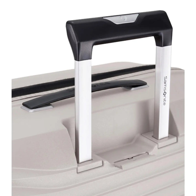 Recessed push button, double tube handle